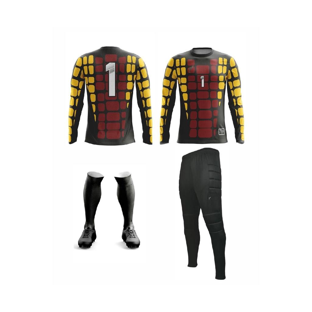 Zestaw koszulek bramkarskich w stylu retro