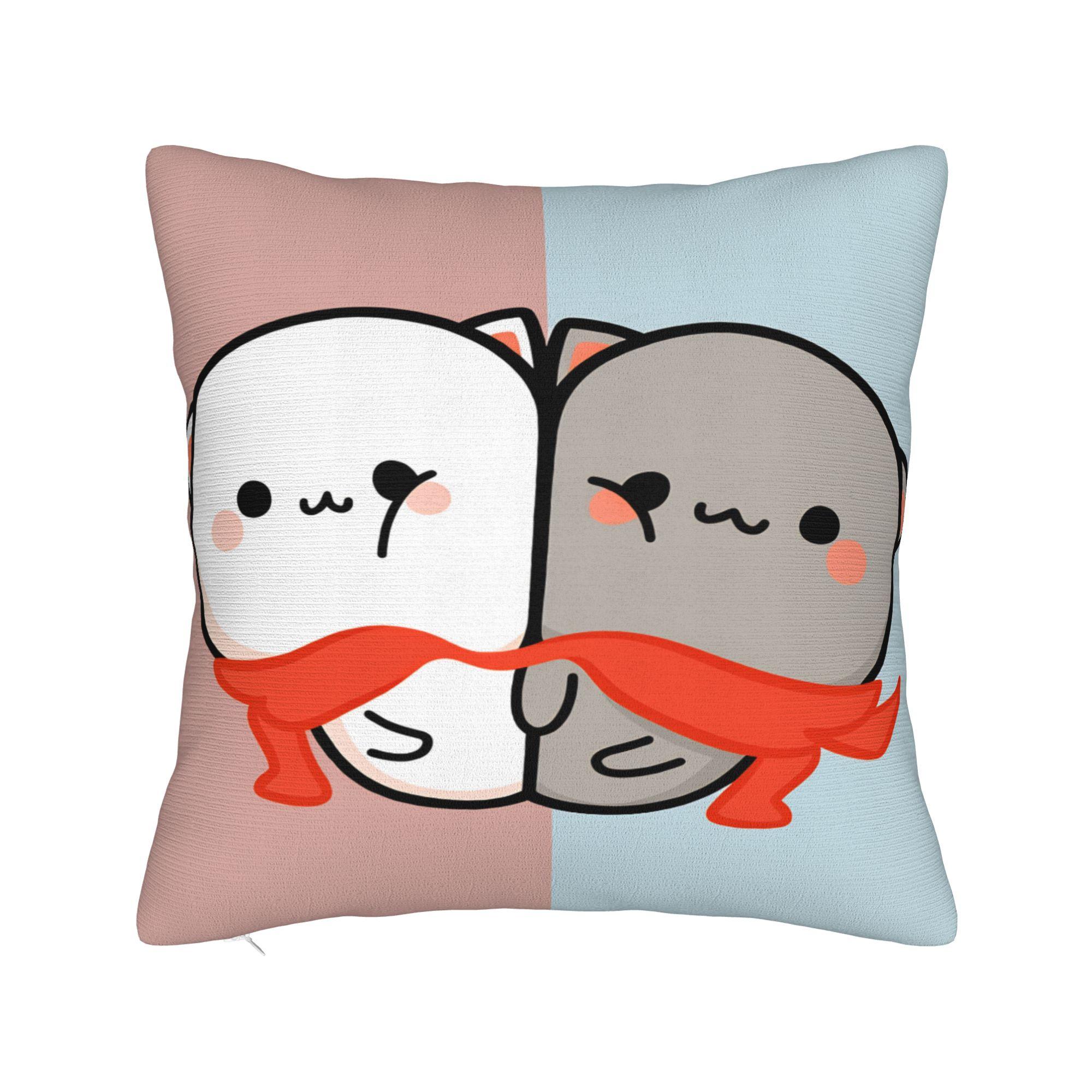 

Pillow Cover Dudu Bubu Morden Pillow Case For Sofa Couch Bed Living Room Pillowcases 12x12Inch