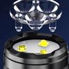Three Eye Mini Flashlight Super Power Type-C Super Bright Flashlight Long-Range Powerful Flash Lights Portable Waterproof