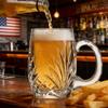 1pcs 480ml Creative Carved with Handle Beer Glass European-style Light Luxury High-end Thickened Craft Beer Mugs New Year Gifts