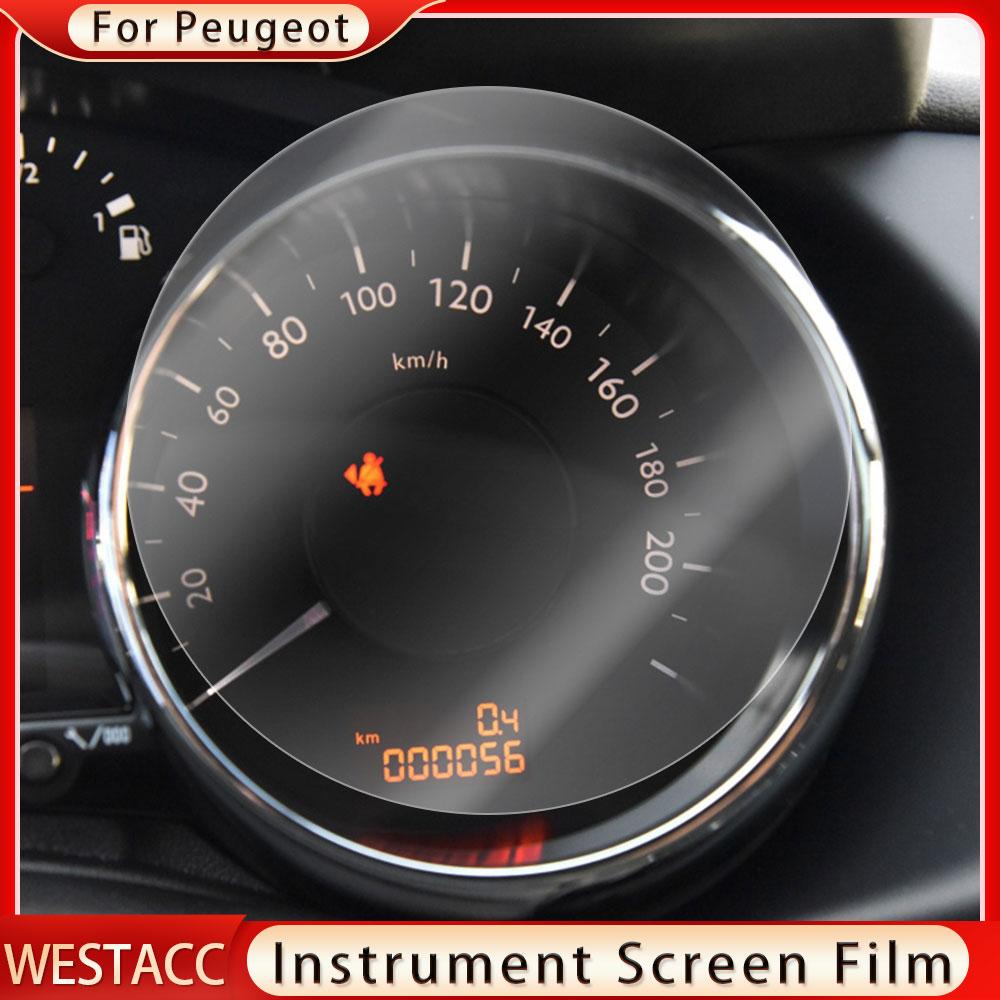 Car Dashboard Sticker Instrument Panel Screen Protective Film Sticker for Peugeot 3008 Screen Protector