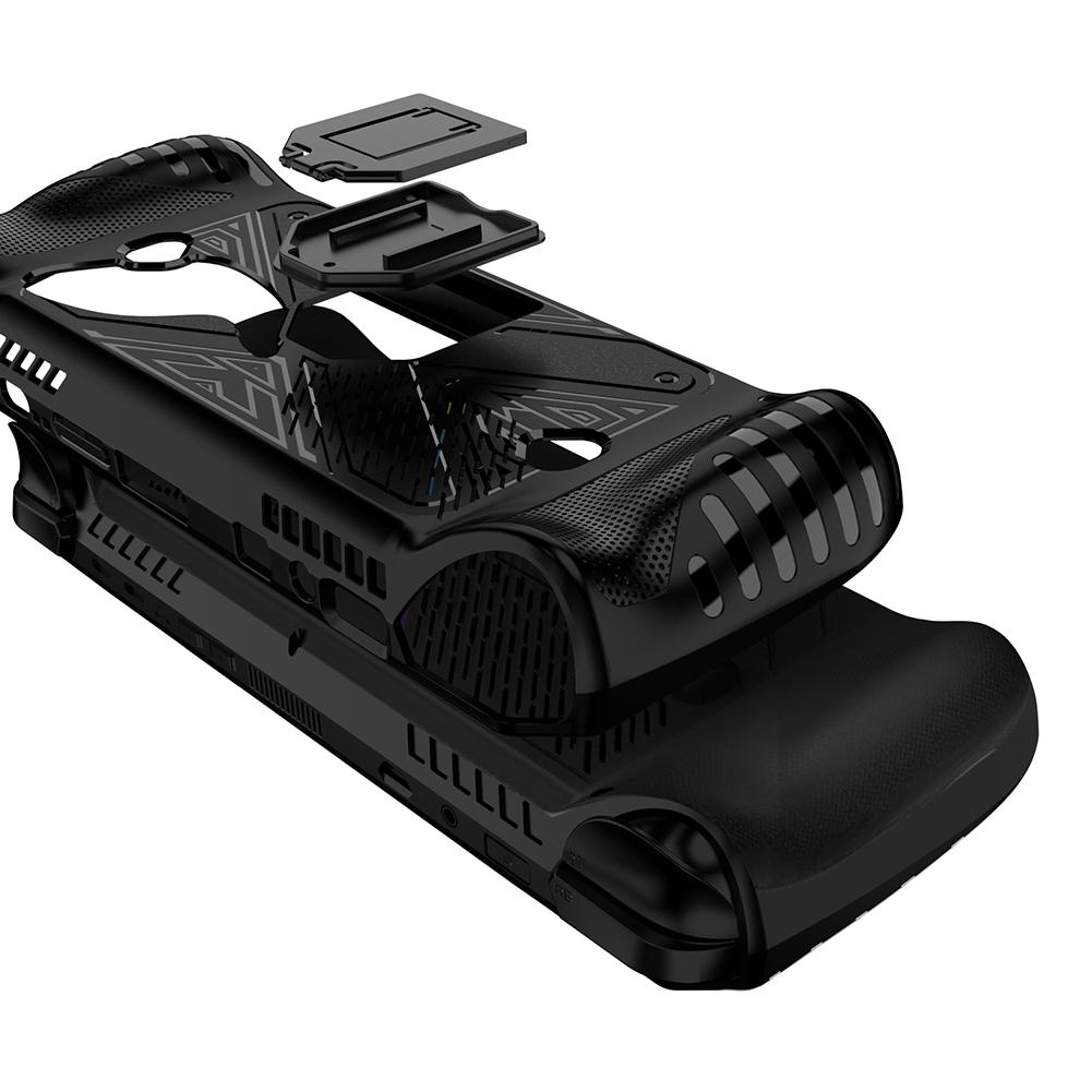 For ASUS ROG ALLY X Game Console Protective Cover With Bracket TPU Soft Protective Shell Shockproof Anti-Scratch Protector  Case