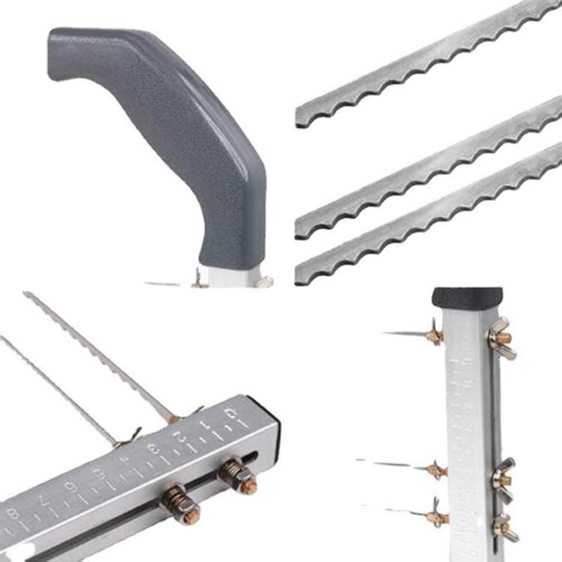Adjustable 3 Blades Cake Cutter Stainless Steel Interlayer Cake Slicer Baking Tool Leveler Toast Cut Saw Bread Cutter Slicer