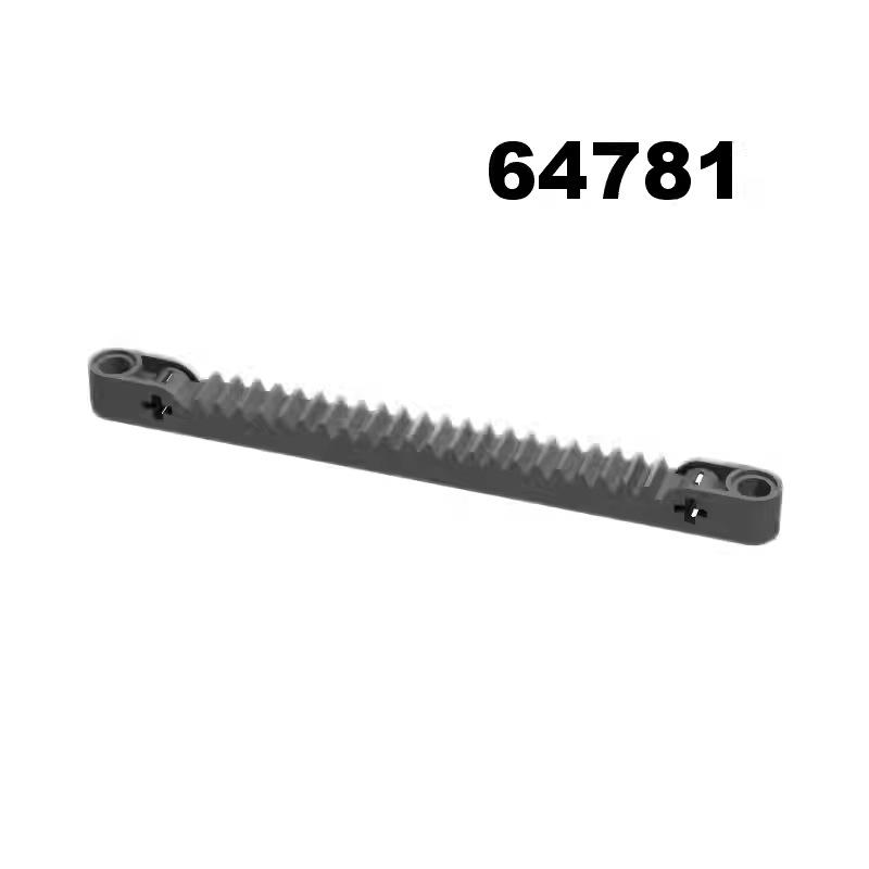 Kleine Partikel Bausteine Kompatibel mit Lego 1x13 mit Achsloch Zahnstange (Mindestbestellmenge 50G)