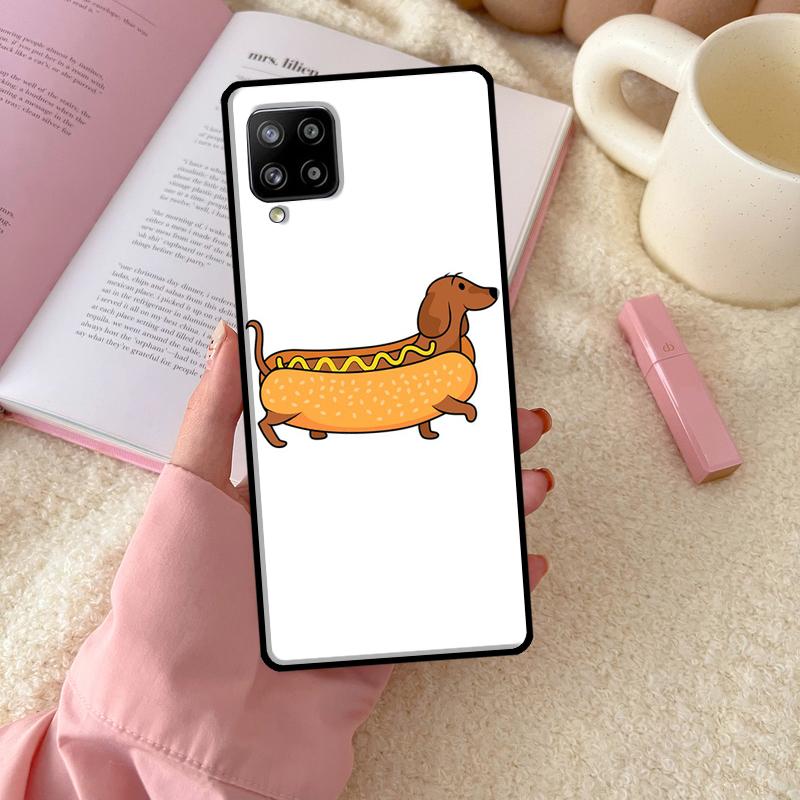 

Чехол для телефона с изображением собаки-сосиски и таксы для Samsung Galaxy A54 A34 A14 A13 A53 A33 A73 A51 A71 A12 A22 A32 A52 A72 A52S Samsung A32 5G