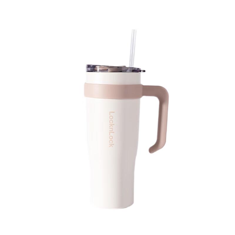 Lock&Lock 1200ml Stainless Steel Insulated Straw Mug