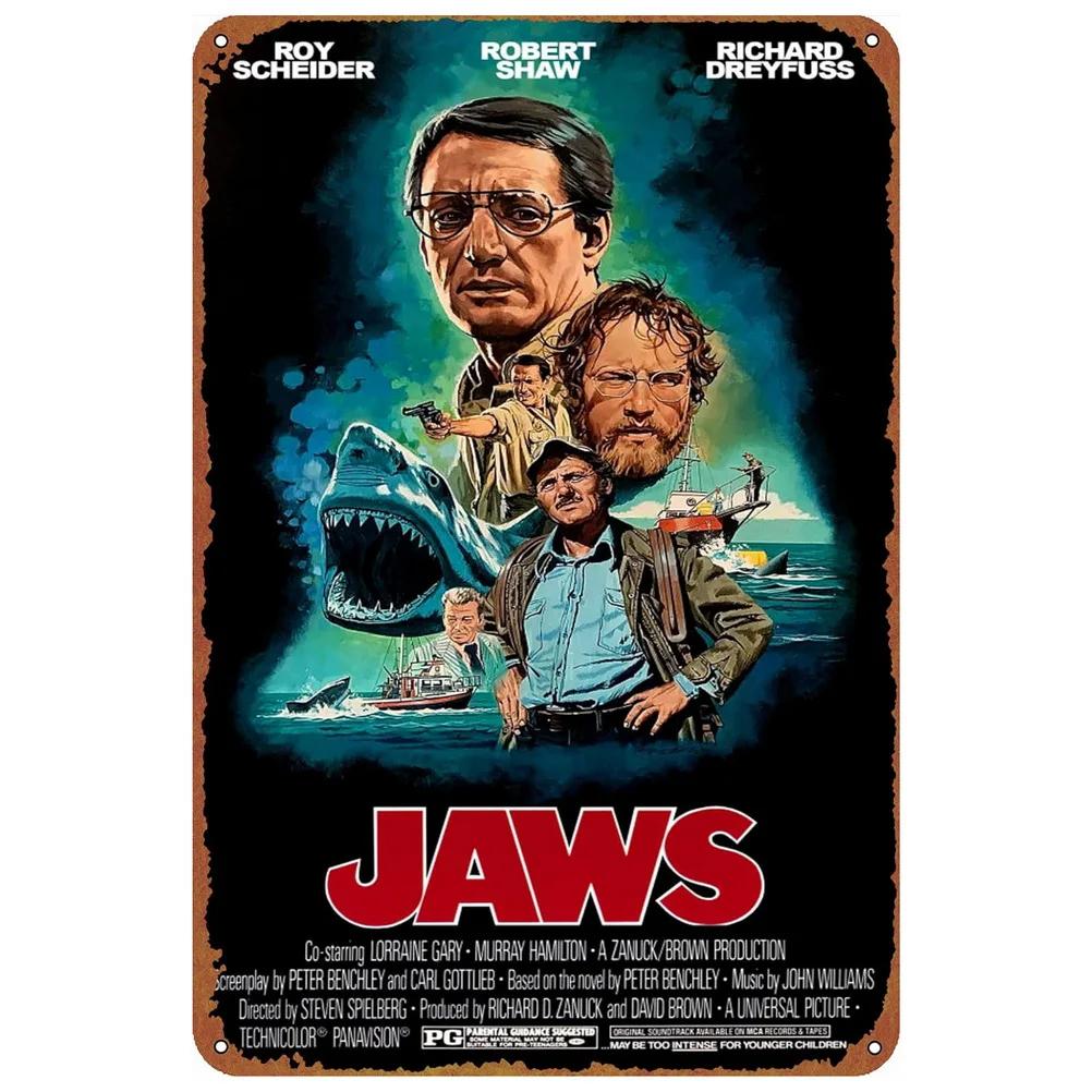 Classic Movie Metal Tin Signs Vintage Wall Art Urban Cowboys Dahmer Rocky Movie Posters for Home Cafe Bars Pubs Film Decoration