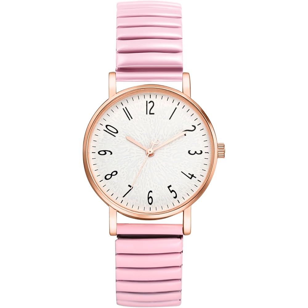 Fashionable Women s Analog Quartz Watch Stainless Steel Belt Waterproof Flexible Strap