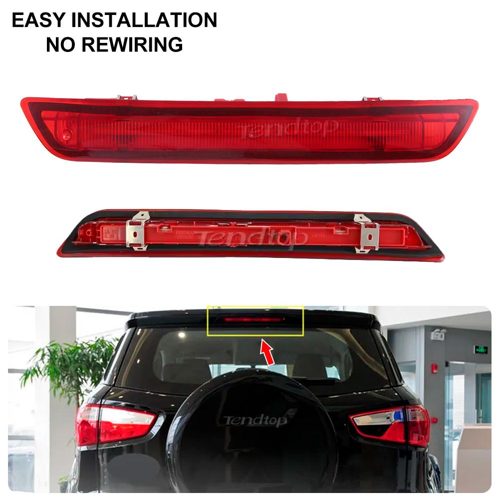 1Pc LED High Mount Brake Light Rear 3rd Stop Tail Lamp Car Accessories for Ford EcoSport 2013~2016