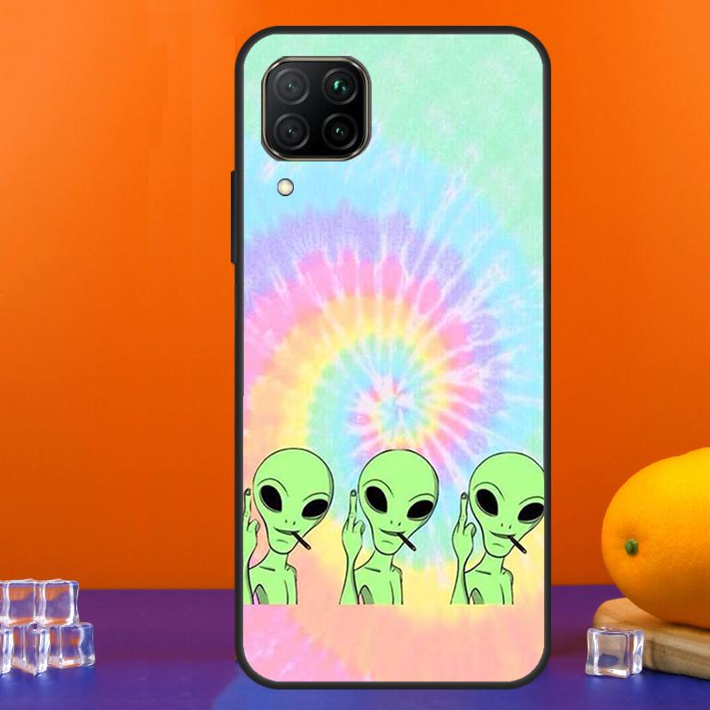 Alien UFO For Huawei Nova 7i 8i 11i 12i 12s 9 10 SE Y91 Y90 Y60 Y70 Y72 Y61 P30 P40 Lite P60 Pro Case