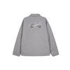 Jordan Alphabet Print Zip-Up Jacket Men Outerwear Grey DJ0239-016