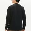 Anta Training Series Solid Color Round Neck Pullover Quick-Dry Long Sleeve T-Shirt Men Tops Basic-Black 952417401-4