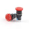 1PCS AB6 16mm 3/6 Position Knob Rotary Switch Small Round Emergency Stop  Switch Start Up Power Switch With Key Switch