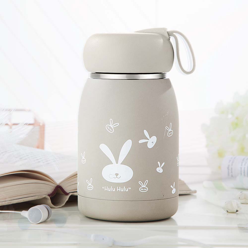 Cartoon Leakproof Coffee thermos Insulated Vacuum Water Bottle Thermos Cup Coffee Mug Vacuum Flask