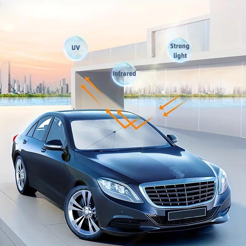 Automobile Windshield Sunshade-Foldable Automobile Umbrella Sunshade Anti-Ultraviolet Car Front Window (Heat Protection) WindshWindshield Sunshades 1