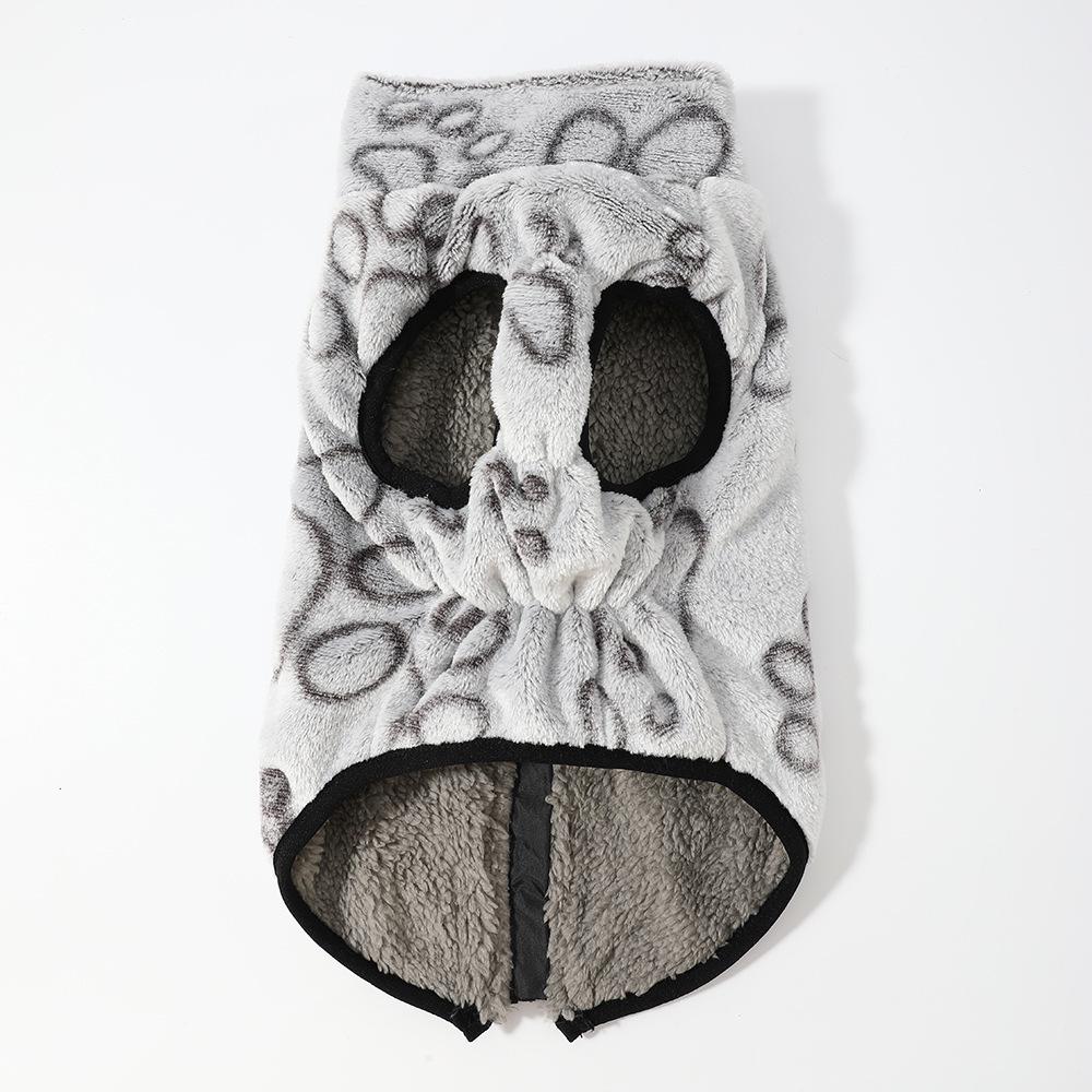 Leashable Dog Zipper Jacket - Cross-Border Sweater for Teddy, Bichon, Chihuahua - Autumn/Winter Pet Clothing