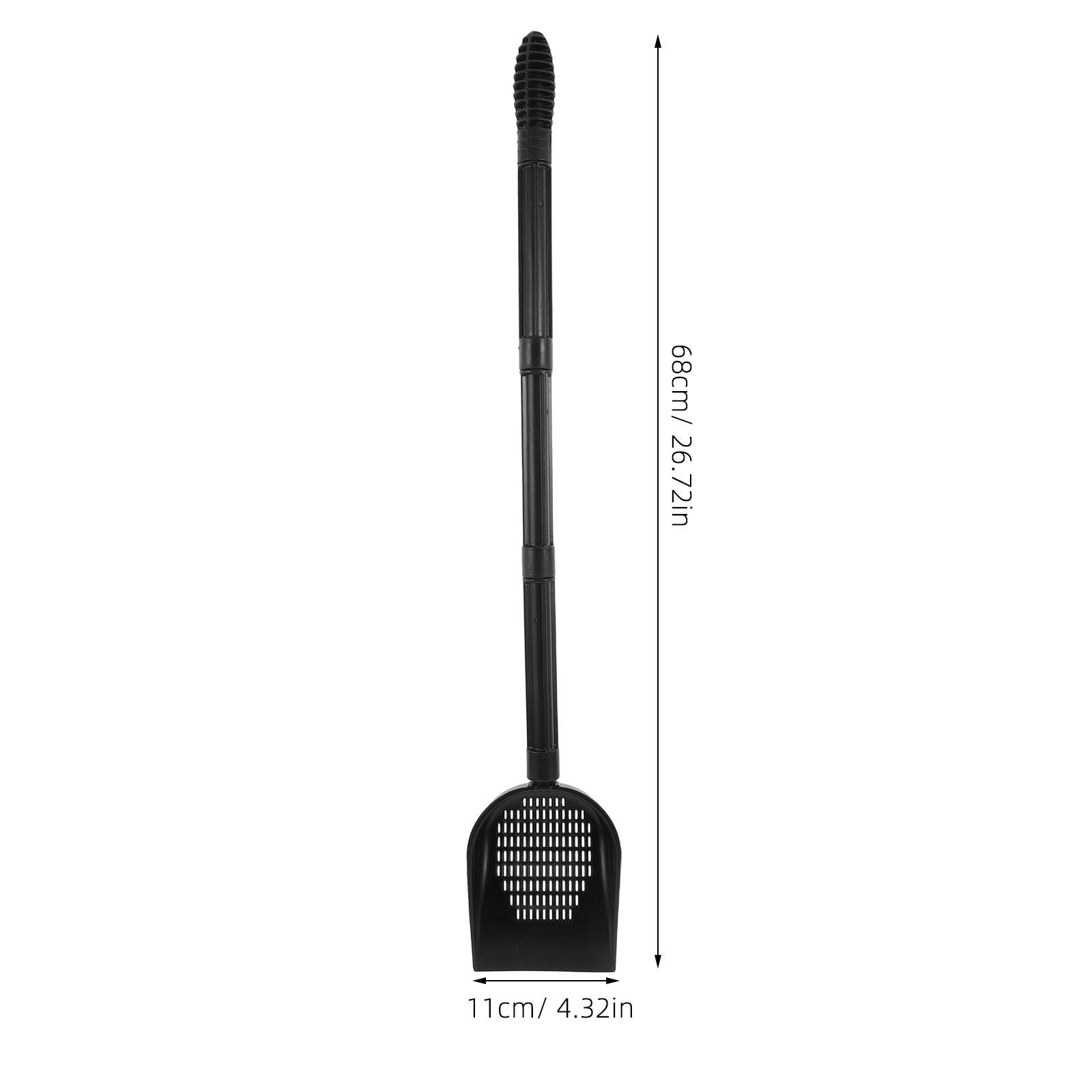 Aquarium Sand Cleaner Long Handle Cleaner Fish Tank Gravel Shovel For Cleaning Multifunctional Gravel Scoop For Maintenance коричневый