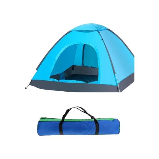 

Простая установка 6-местной палатки 220X250X150
