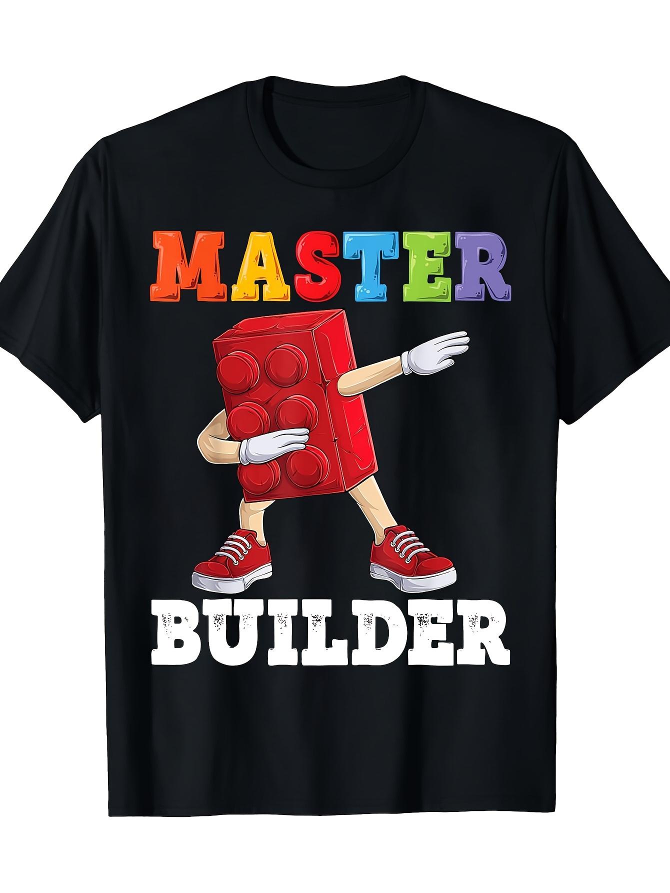 Building Blocks Master Fun Brick T-Shirt L