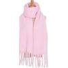 Solid Color Scarf For Women Super Thick Warm In Winter Big Shawl Plush White Snow Scarf  Design Unisex Foulard