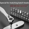 Mini Ratchet 72 Teeth Small Flying Wrench Socket Multi-function Dual-purpose Ratchet Screwdriver Set