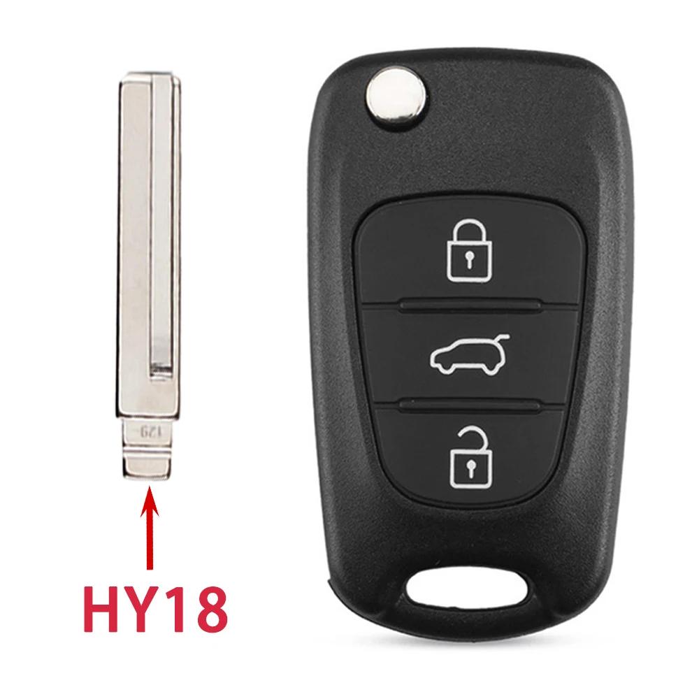 Für Hyundai I20 I30 Ix35 I35 Für Kia K2 K5 Rio 3 Picanto Ceed Cerato Sportage Klappbare Fernbedienung Auto Schlüsselhülle 3 Tasten