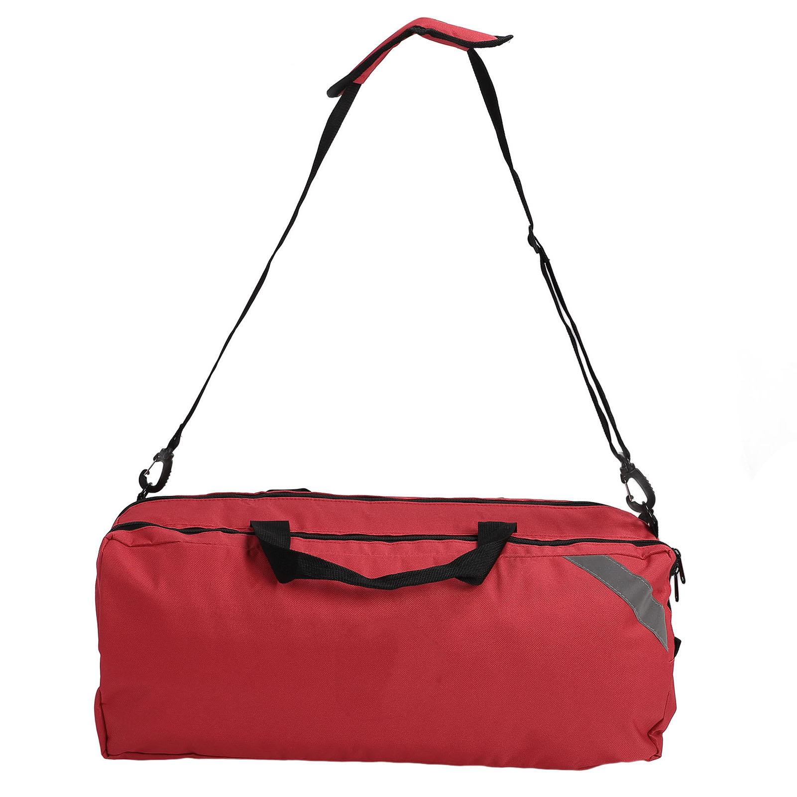 

First Aid Medical Bag Rectangle Shape Large Capacity Emergency Medical Supplies Bag Red