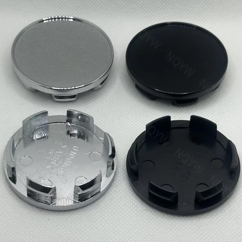 4Pcs/lot 53mm Car Wheel Center Hub Caps Car Wheel Dust-proof Covers ABS No Logo Car Wheel Decorations Exterior Auto Accessories