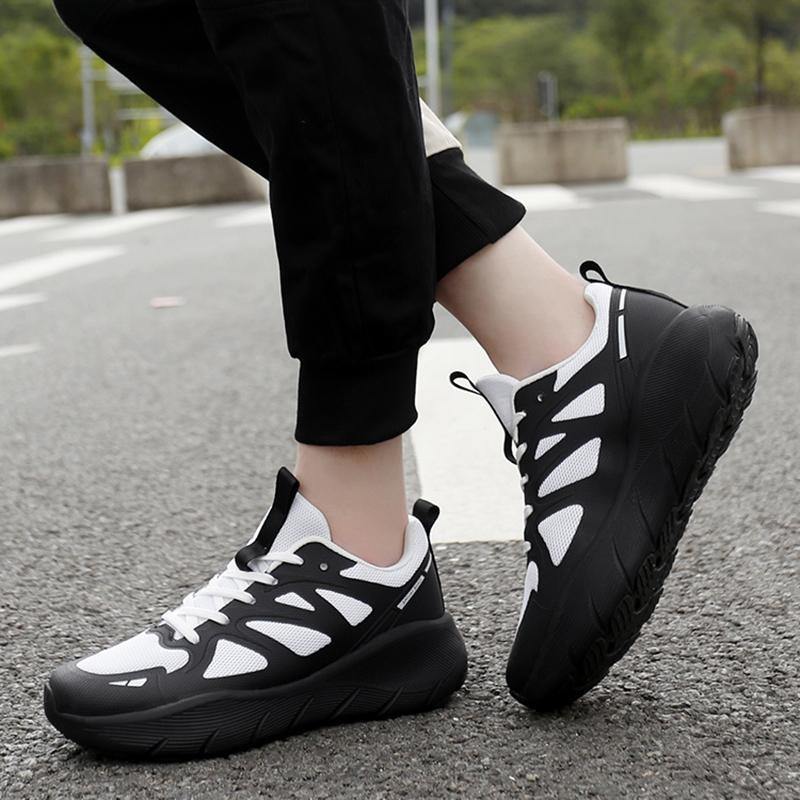 Unisex Summer Running Shoes Lightweight Men Women Fashion Sneakers Original Trainer Breathable EVA Elastic Lace Up Sports Shoes
