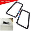 Carbon Fiber Dashboard Air Vent Outlet Frame Cover Trim For BMW 3-Series E90 E92