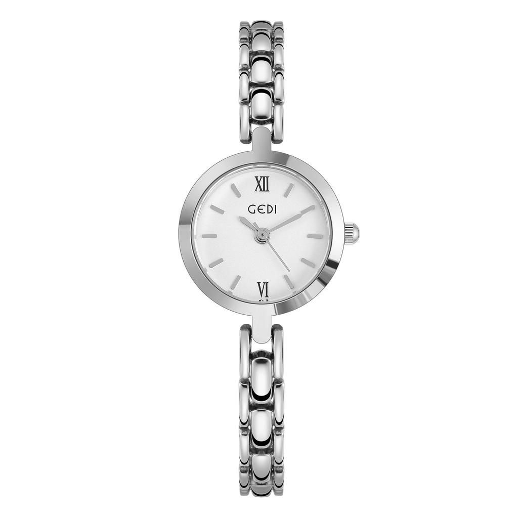 Exquisite Alloy Watch Women'S Simple Temperament Thin Belt Small High-End Quartz Watch
