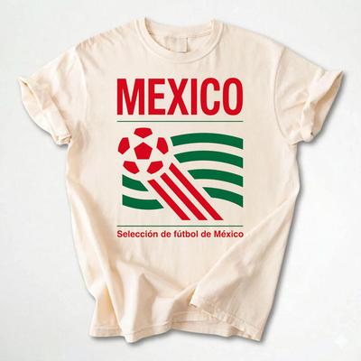 Mexiko Weltmeisterschaft Fußballtrikot, Mexiko Team Retro Grafik T-Shirt, Mexikanische Fußballfans Kleidung, 2026 Turnier Ausrüstung, Fußball Papa Geschenk