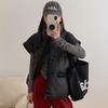 Autumn and winter new women's casual thickened down cotton vest loose warm vest vest jacket
