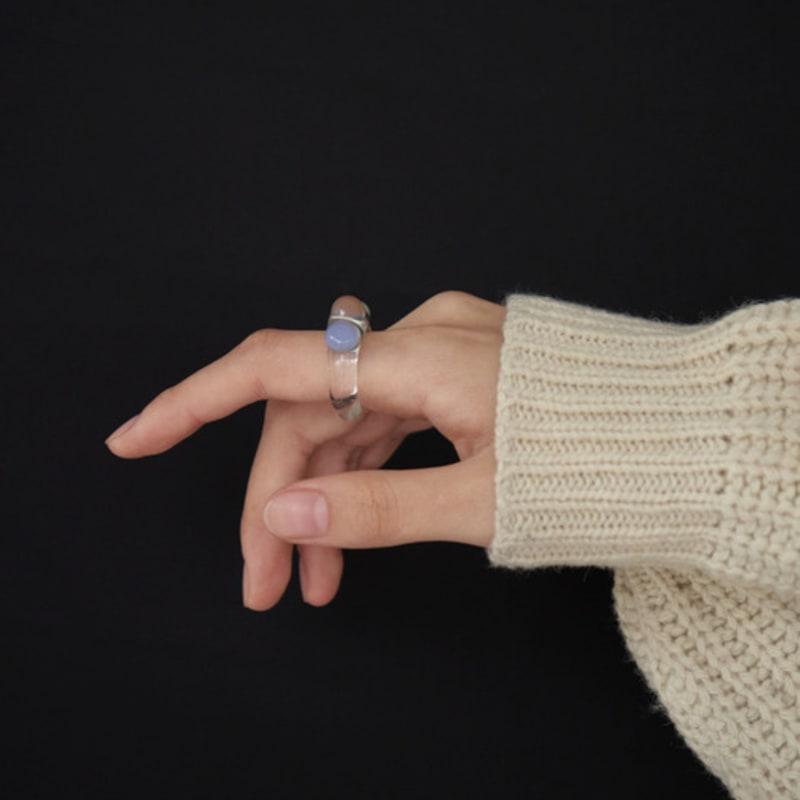 APIOH TRIPPLE GLASS RING