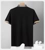 [Simple Splicing Style] Summer Business and Leisure Color Blocked Polo Shirt Men's Short-sleeved T-shirt Collar