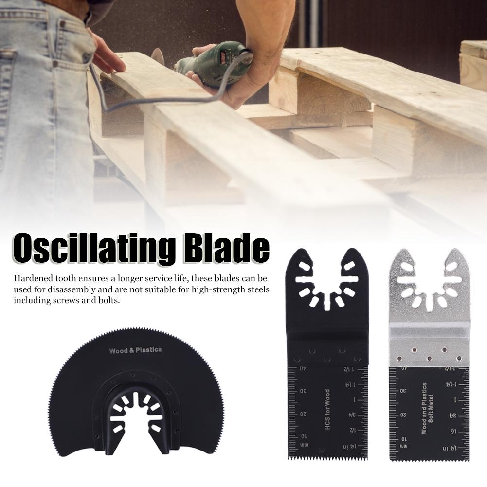 24Pcs Set Multifunctional Oscillating Blade Saw Cutting Blade for Woodworking Metal
