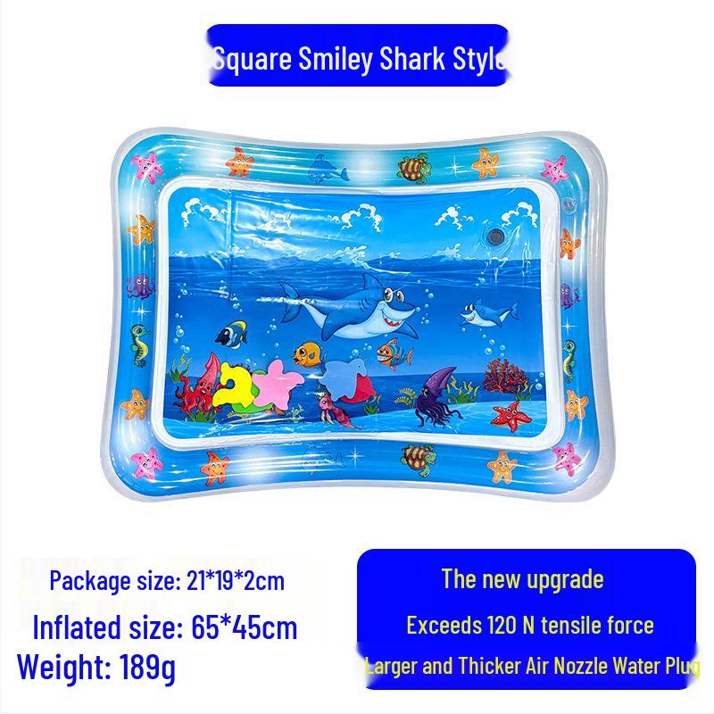 

Экологичный ПВХ Надувной Водный Коврик для Ползания для Малышей - Сертифицирован CPC, Большой, Прочный, Мультяшный Дизайн