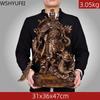 Chinese Style Guanyunchang Resin Statue Home Living Room Desk Ornaments Housewarming Shop Decoration Crafts Birthday Present