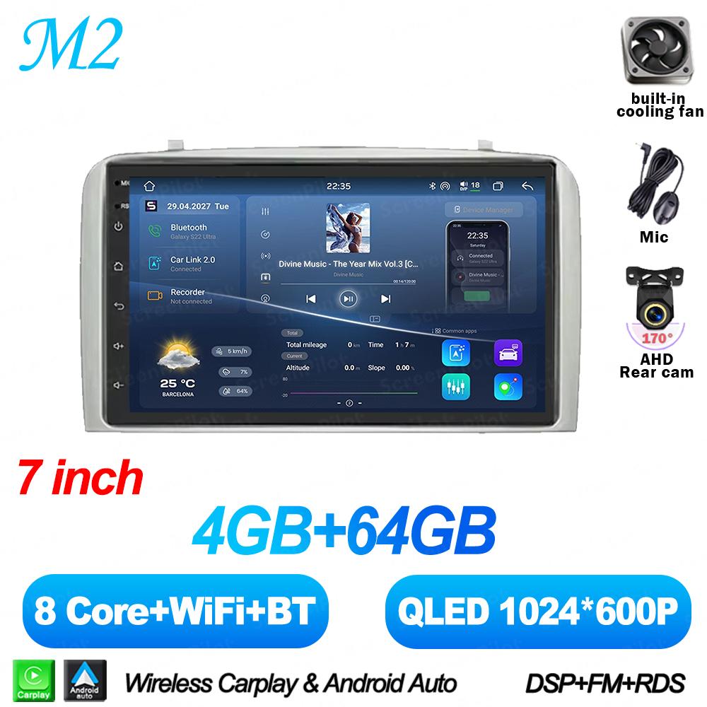 7 Inch Android 16 For Alfa Romeo 147 GT 937 2000-2010 Car Radio Stereo Head Unit Multimedia Video Player Android Auto RDS 8 Core