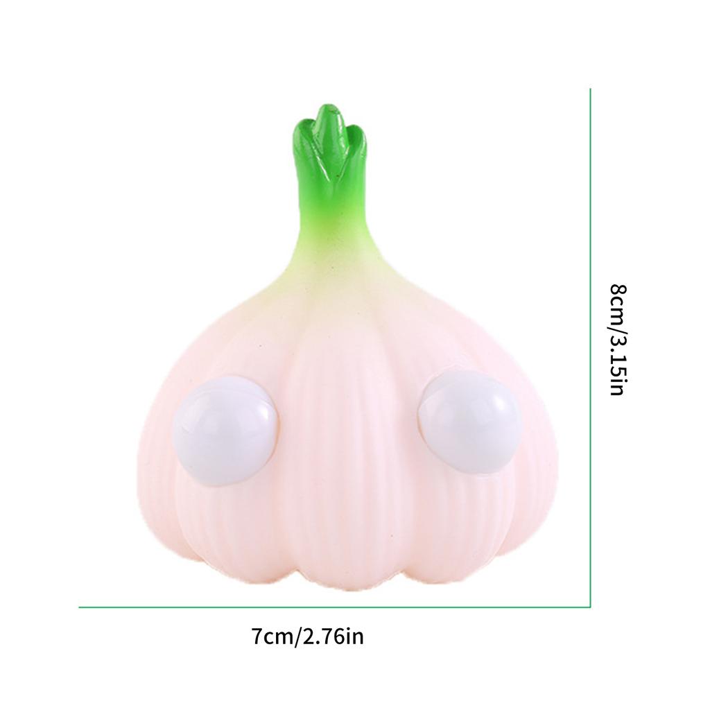Squeeze Toy Garlic Shape Eyes Popping Toy Eyeballs Holding Sensory Toy Pressure Release Toy Eyes Popping Funny Gift