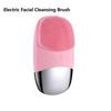 Electric Facial Cleansing Brush Silicone IPX7 Waterproof Facial Cleansing Brush Face Exfoliato Vibration Massager Deep Cleansing