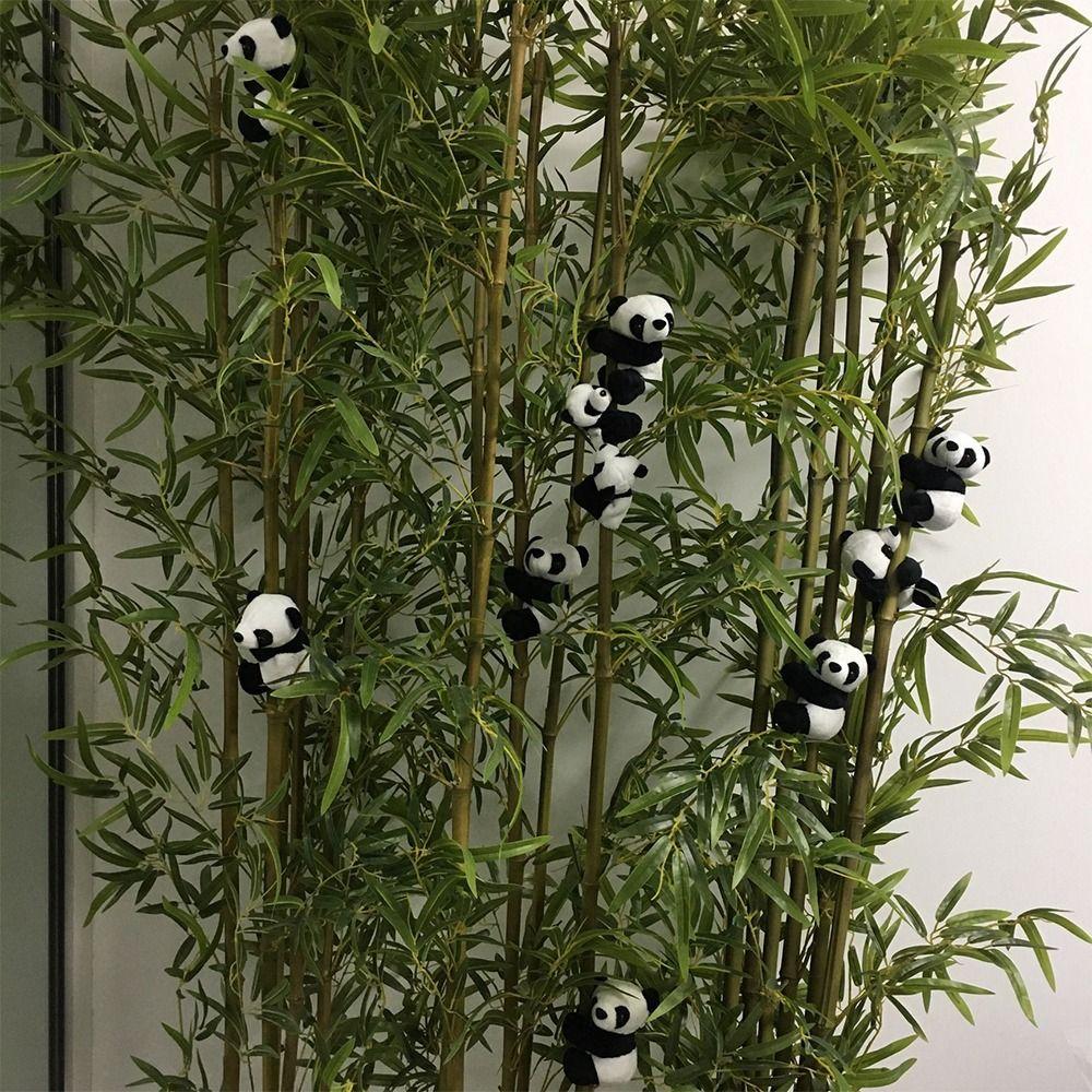 Ornament Home Decoration Curtain Clamp Stuffed Doll Plush Animal Toys Mini Hugging Panda Clip