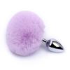 Anal Plug Rabbit Tail Role Play Stainless Steel Prostate Smooth Touch Metal Bunny Tail Sex Toys for Women Men Gay