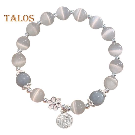 

Жіночий браслет Штучний опал Метелик Кулон зі стразами Бант Місячний дзвін Декор Браслет з місячного каменю Подарунок на день народження Наручні прикраси R