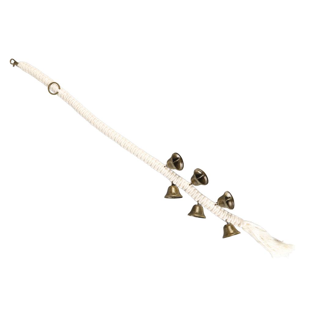 Hanging Cotton Rope Dollbell Dog Training Bells Hand Knitted Hanging Dollbell Bronze