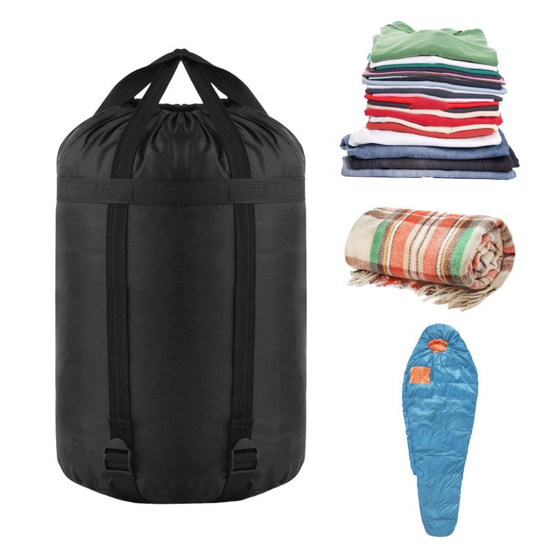 Sleeping Case Compression Sack Outdoor Use Camping Pack Compression Stuff Sack Case Water Resistant Storage Carry Case For Hiking Travel