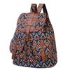 New retro pattern backpack canvas women's bag fashion personality travel strap small backpack