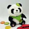 Plush Panda Toy With Green Scarf Soft Stuffed Animal For Kids And Teens