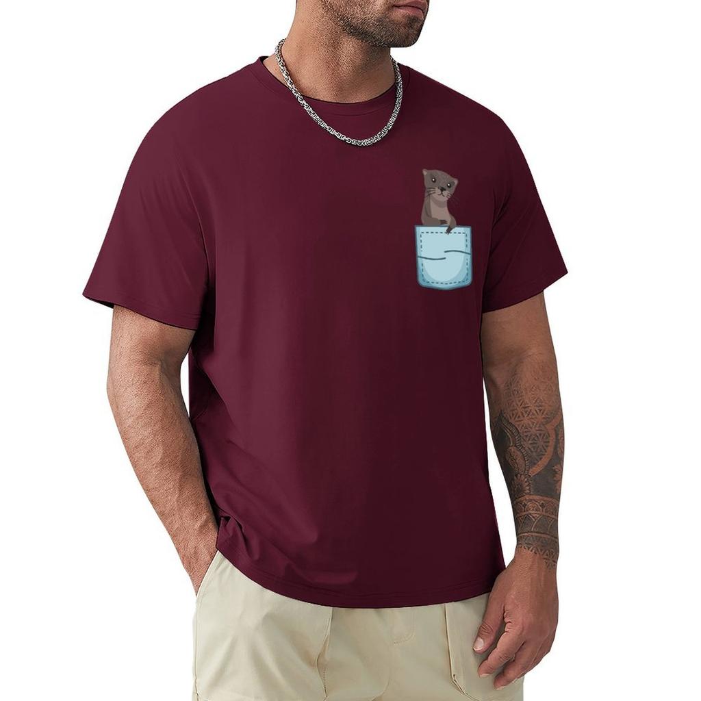 Funny Vintage Ferret Lovers Gift T-Shirt Street Wear Vintage Graphic Tee Outfits For Men