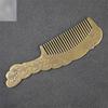 Peacock Copper Comb Home Dressing Table Decoration Vintage Pure Brass Comb Figurines Makeup Hair Comb Handmade Crafts Gifts